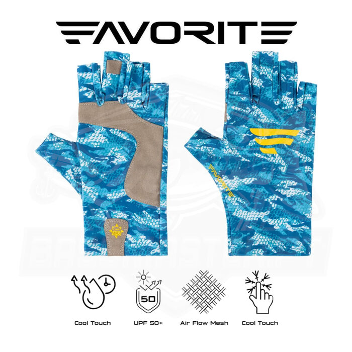 Favorite Solar Gloves Blue