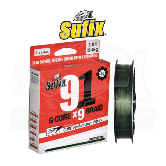 Sufix 91 G-Core Braid Green
