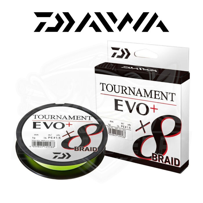 Daiwa Tournament 8 Braid EVO+ Chartreuse