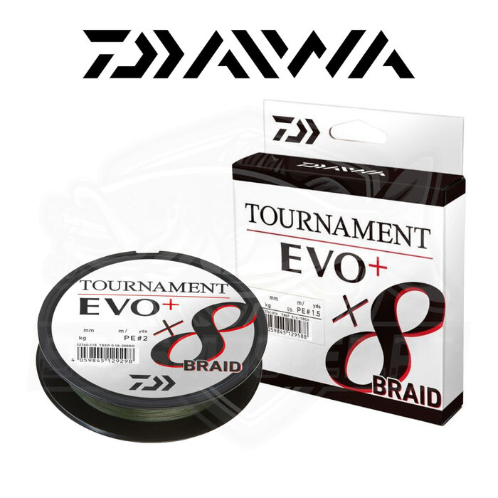 Daiwa Tournament 8 Braid EVO+ Dark Green