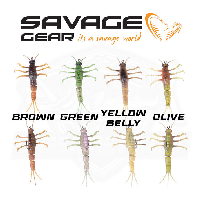 Savage Gear 3D TPE MayFly Nymph