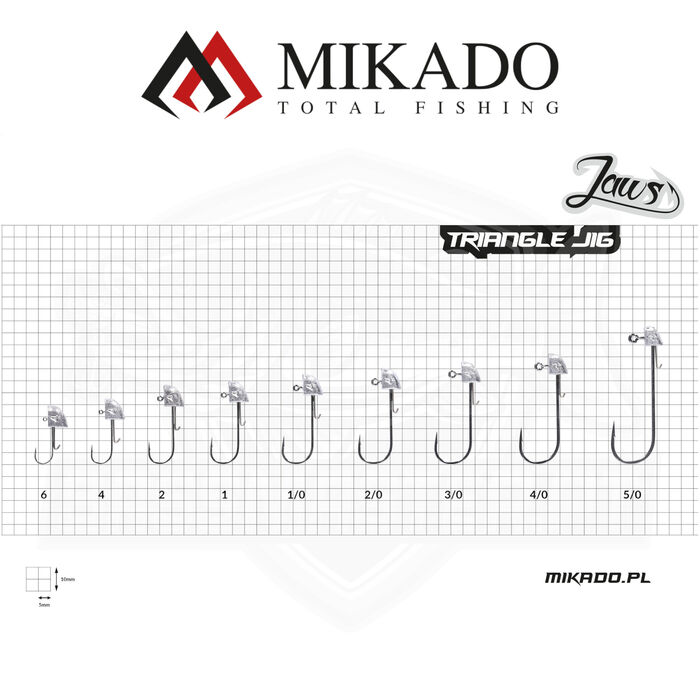 Mikado Jig Head Jaws Triangular 6#