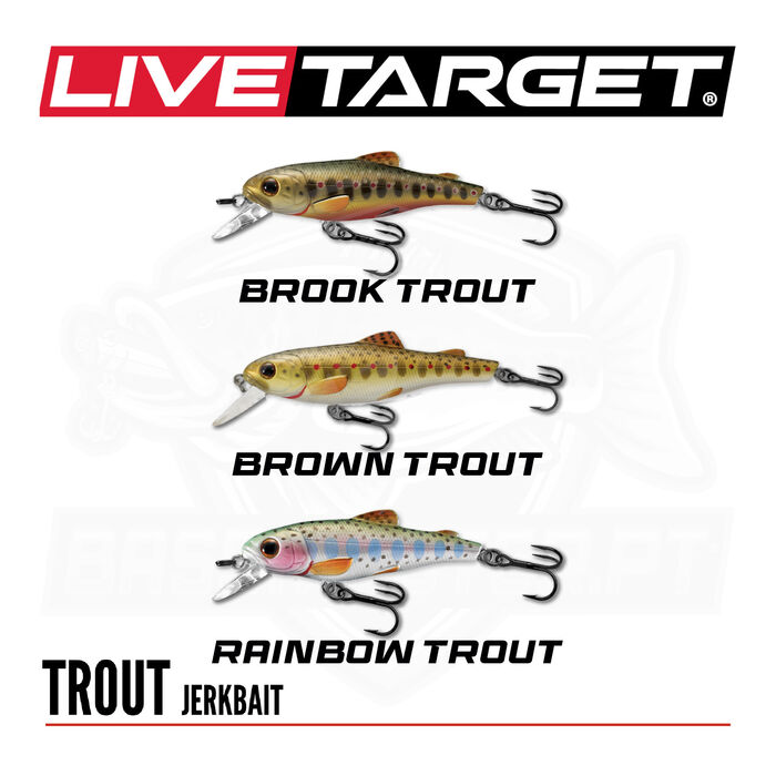 Live Target Trout Fry JerkBait 50S