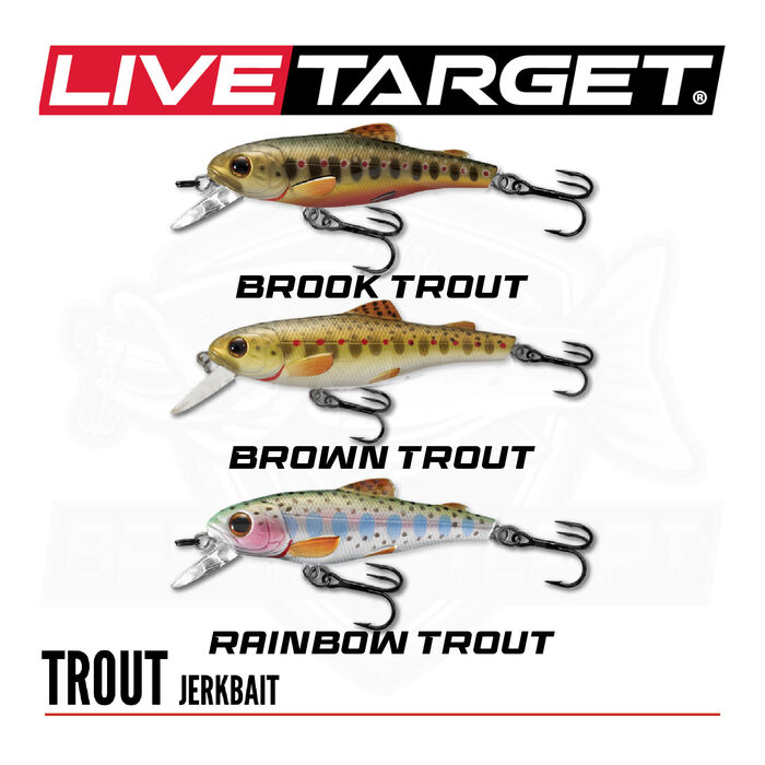 Live Target Trout Fry JerkBait 70S