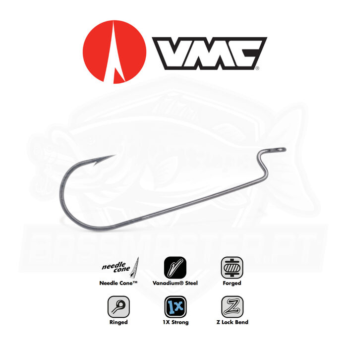 VMC 8313BN Vanadium® Round Bend Worm Hook