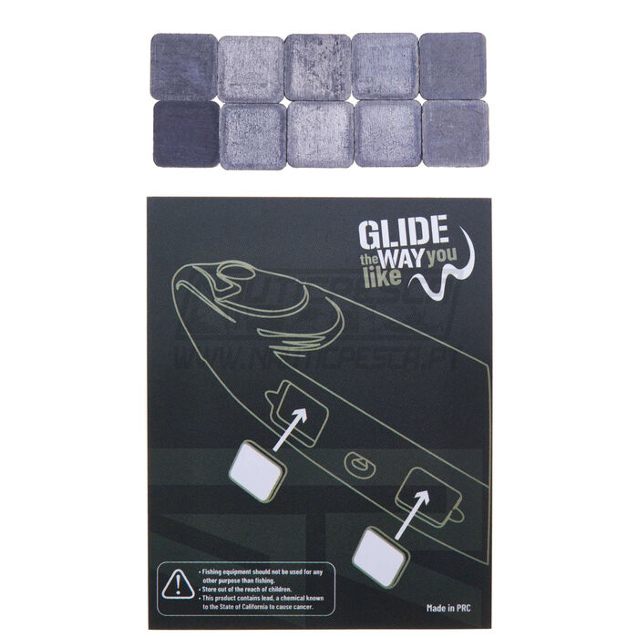 SwimBait Republic GlideWay 176 Lead Stickers