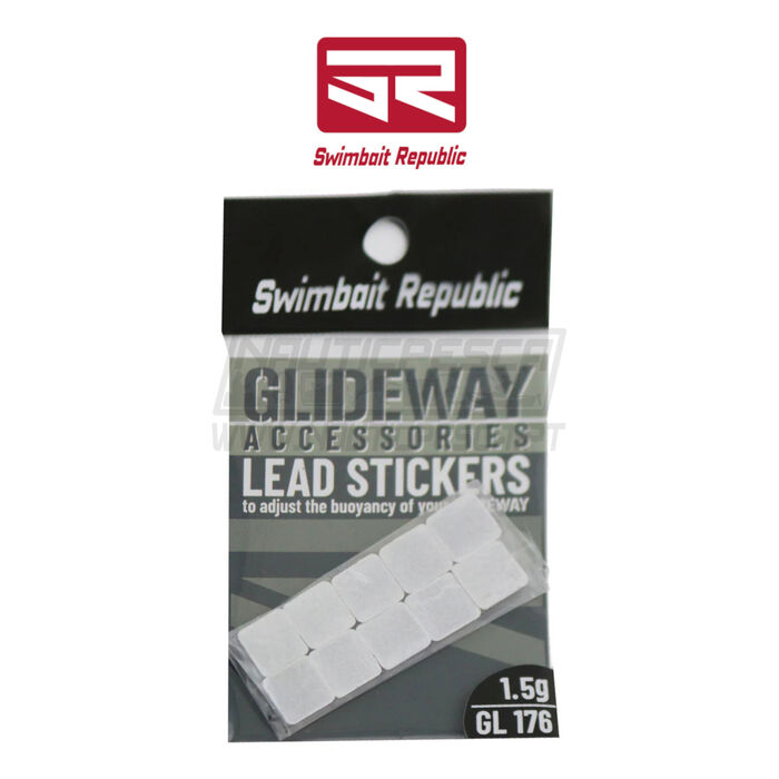 SwimBait Republic GlideWay 176 Lead Stickers