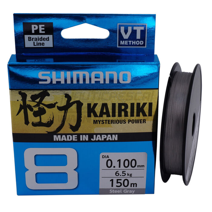 Shimano Kairiki 8 Cinza 150mt
