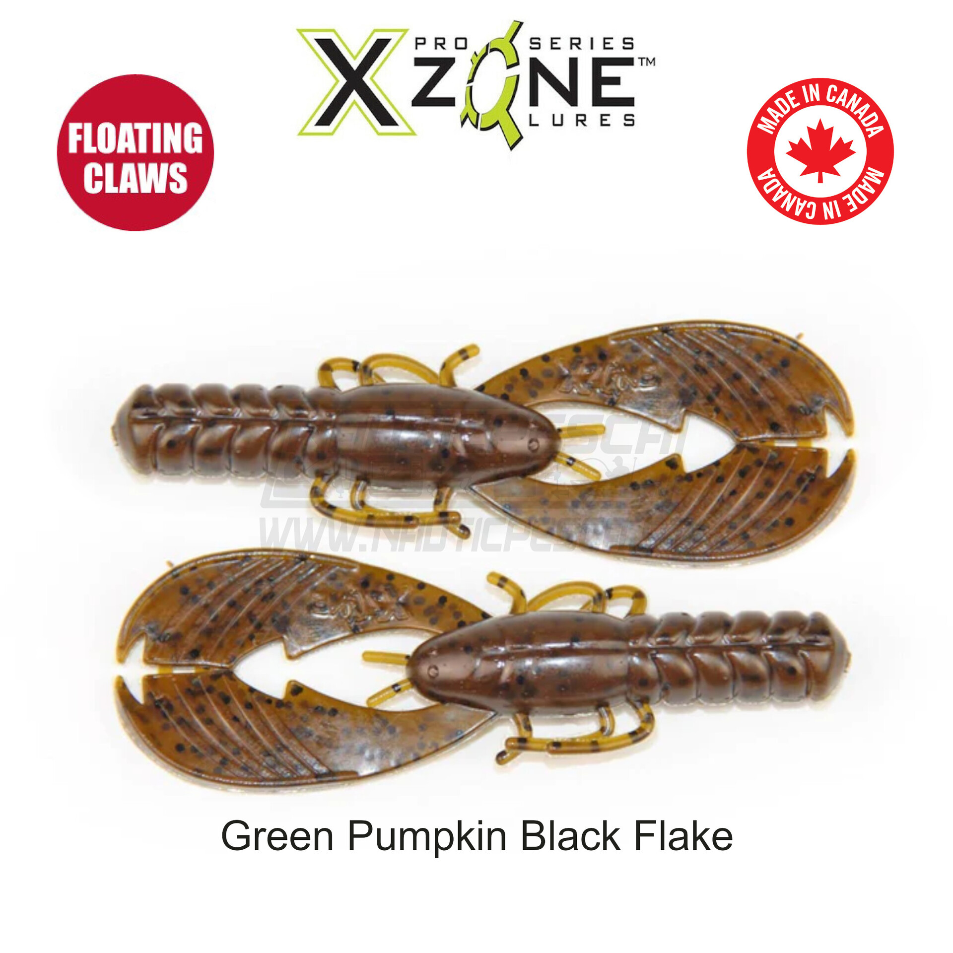 X Zone Pro Series Muscle Back Craw 4