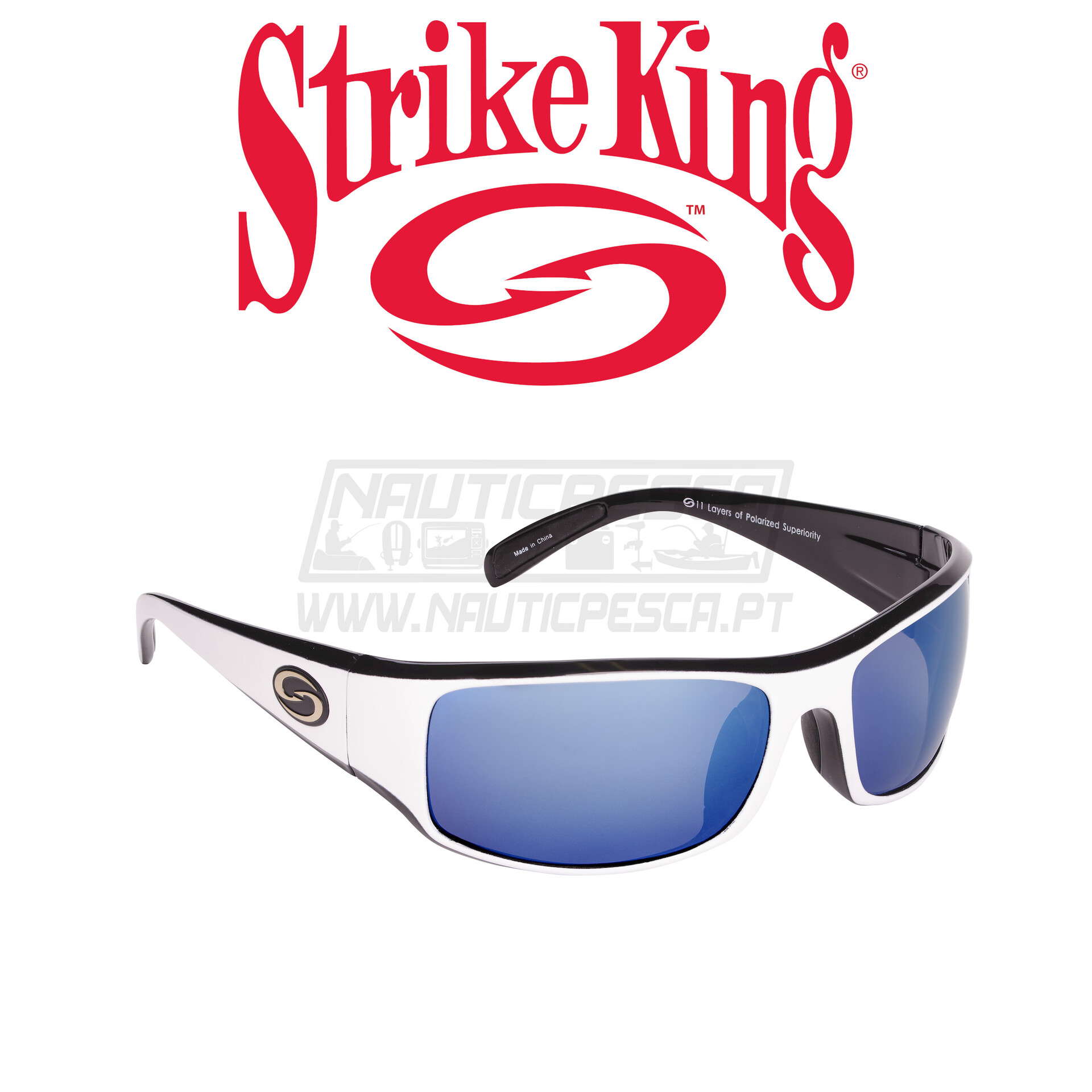 Strike King® S11 Optics Okeechobee White/Black