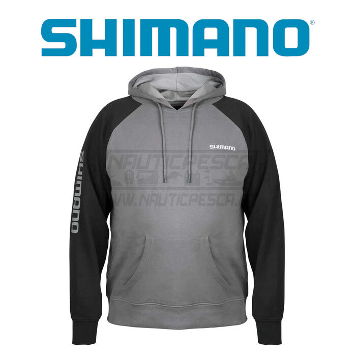 Shimano Pull Over Hoodie Grey