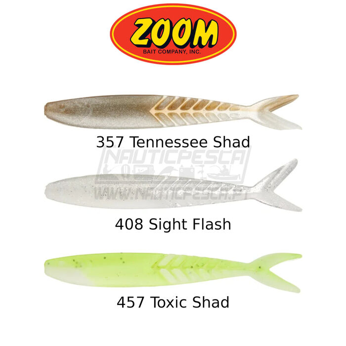 Zoom Shimmer Shad 4.25"