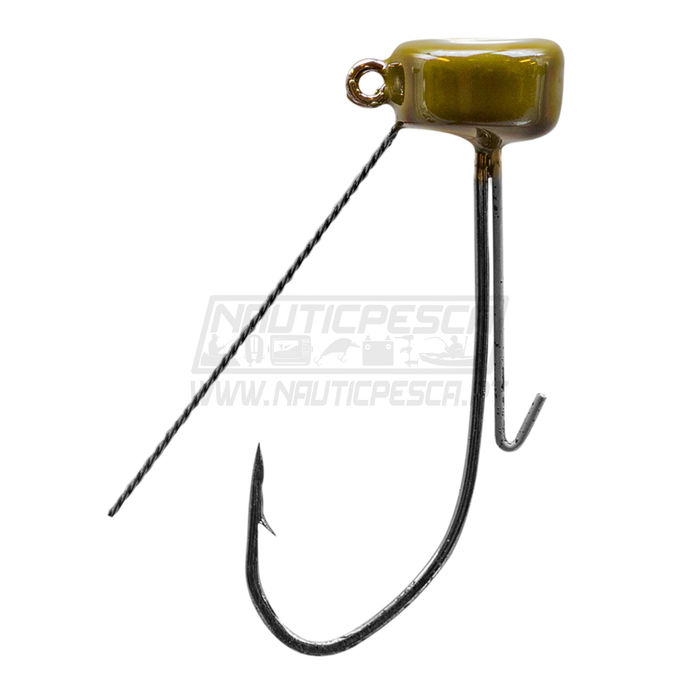 Strike King® Tour Grade Weedless Ned Jig Head Green Pumpkin