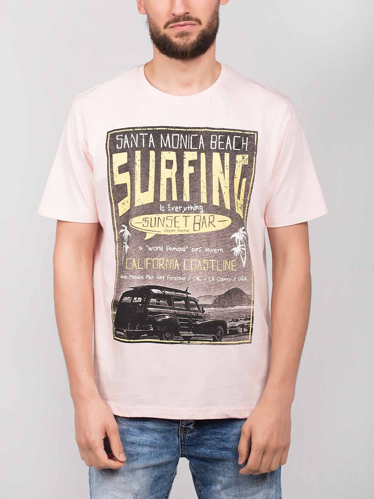 T-shirt manga curta Surfing