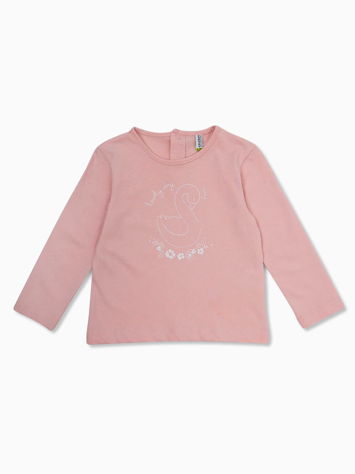 Camiseta Feminina T-Shirt Luxo Rosa Claro Bebê com Acessórios Estampa Bolsa  Rosa