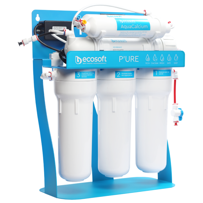 Purificador de Água P’URE AquaCalcium RO BLUE