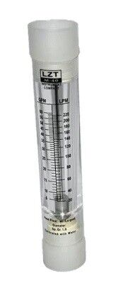 Caudalimetro / Medidor de caudal até 18.000 L/h · 80 GPM · 330 LPM · Ligações em linha