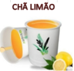  Manga de 15 (uni) Chá de Limão (Copo Cartão)