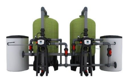 Descalcificador Industrial duplex 1.900 x 2L  NORTOZON TM96 DN80 - 50.000 l/h