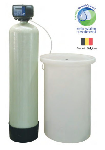 Descalcificador de Água Serie Pro Flow Simplex de 1” 150 lts - 2 corpos 