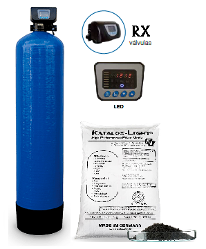 Desferrizador de Água katalox 100 lts -VAL RX68 de 1” 