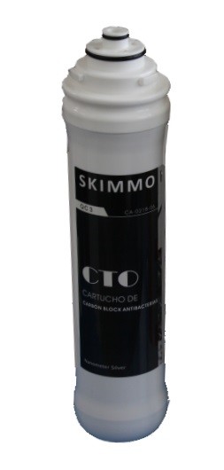 Cartucho Baioneta Carvão CTO Anti-bacteriano NANOSILVER QC3 ( CA-0218-06) 0