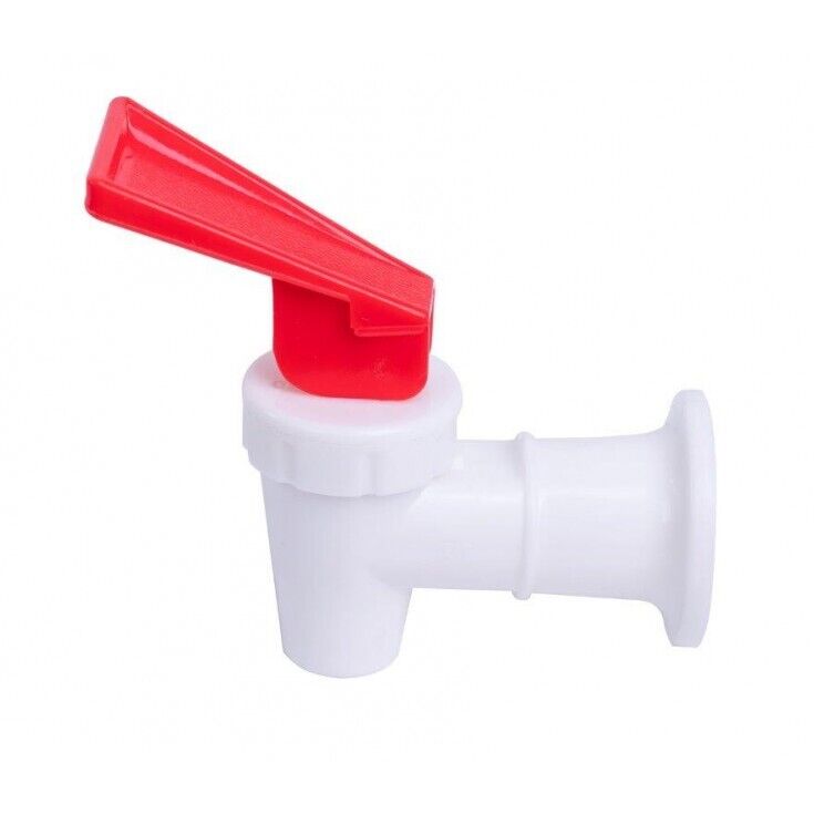Torneira Branca Compac/ slim - vermelha