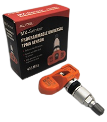 Sensor + Válvula TPMS Programável Autel Válvula de Metal