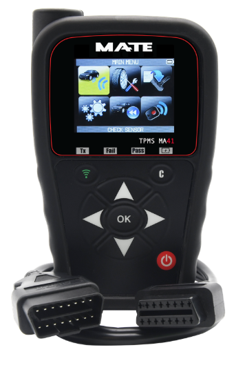 Maquina de diagnóstico TPMS Ateq VT41 c/ OBDII MATE