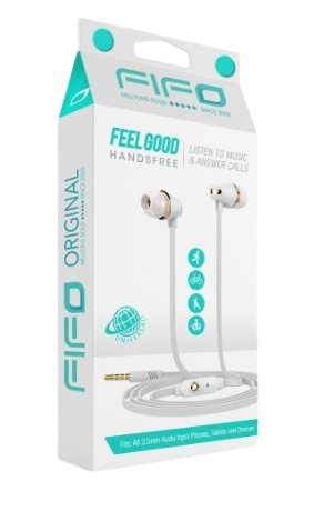 Auriculares Feel Good com comando On/Off