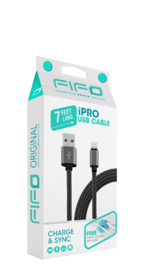 Cabo USB de 2,3m para iPhone5