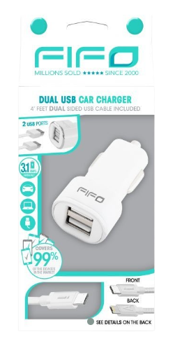 Carregador Duplo para iPhone com 3,1 A