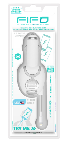 Carregador retrátil para micro USB