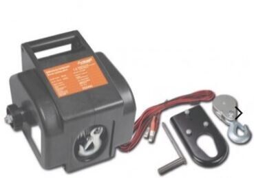 Guincho Elétrico tração Compacto e Robusto com Alimentação 12V Volts - 900 KG 
