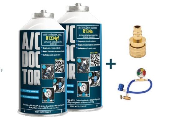 Recargas gás para A/C automóvel R134A e R1234YF