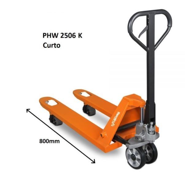 Porta-Paletes Curto 2500Kg Unicraft PHW 2506 K
