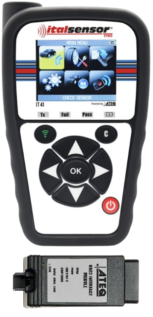 Maquina de diagnóstico TPMS Ateq VT41 c/ OBDII