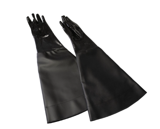 Luvas para Cabine de Jato de Areia para Jantes de Liga Leve