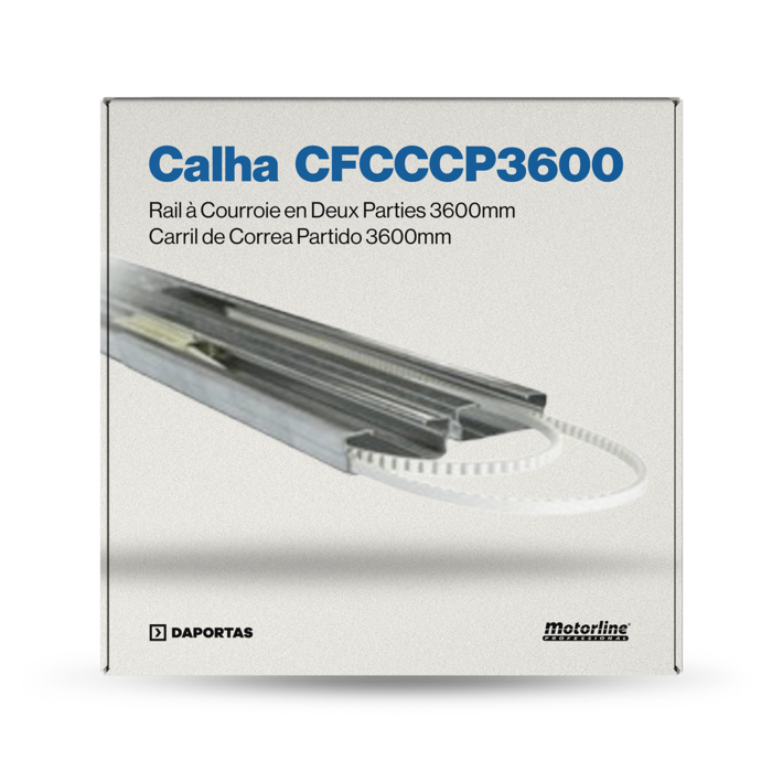 Motorline Guida CFCCCP3600 | Ferro Cinghia in 2 Pezzi