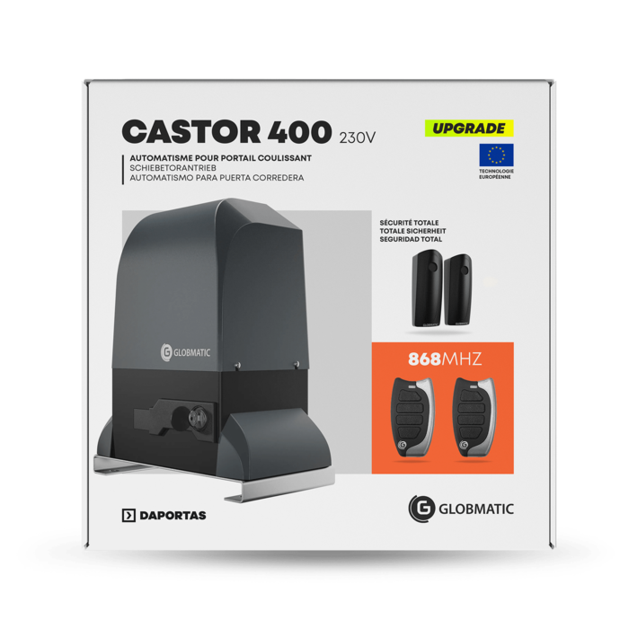 Motor Globmatic Castor 400 230V | Puertas Correderas 400kg
