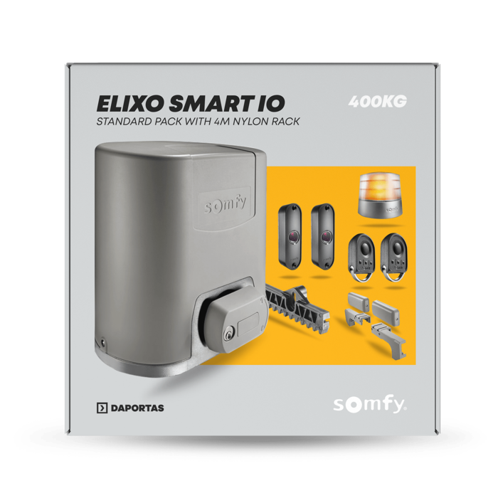 Somfy ELIXO SMART IO + 4m cremagliera | Motore per Cancello Scorrevole