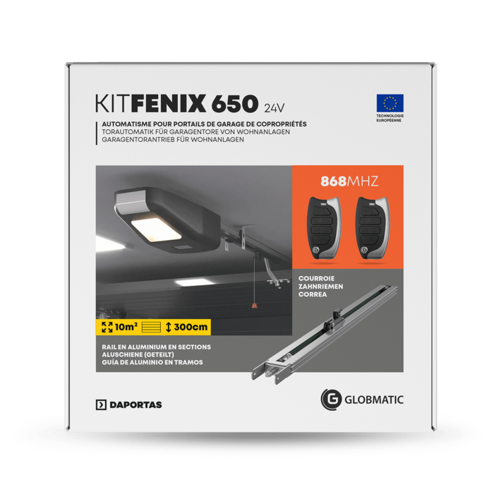 Motor para Portão de Garagem | Globmatic Fenix  650
