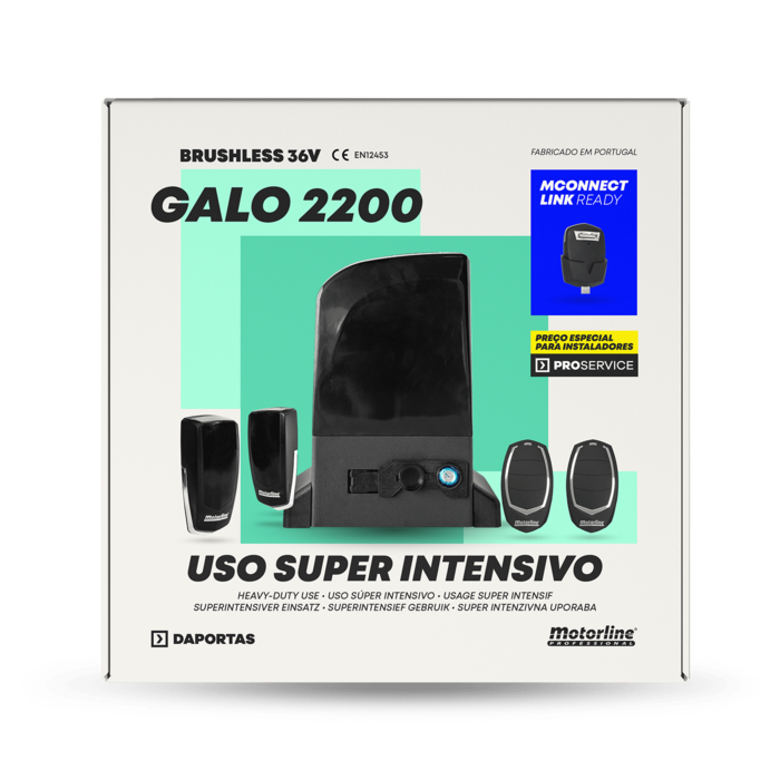 Motorline GALO 2200 | Motor para Puertas Correderas