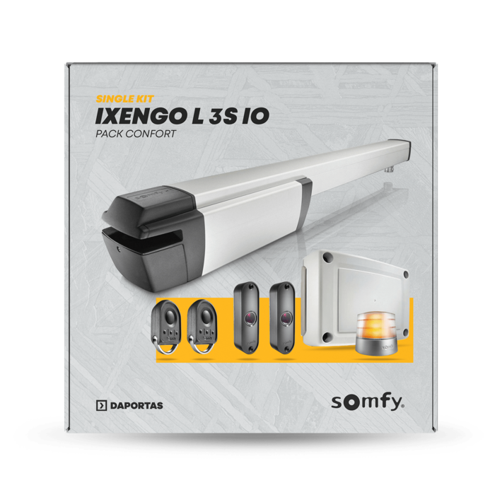 Kit Single Somfy IXENGO L 3S IO | Motore per Cancello a Battente