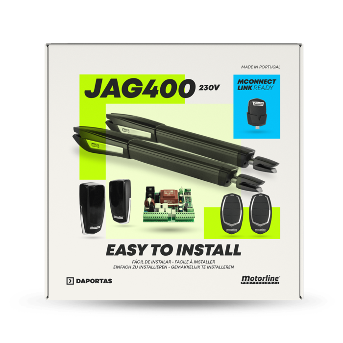 Kit Motorline JAG 400 - 230Vac | Automazione per Cancelli a Battente