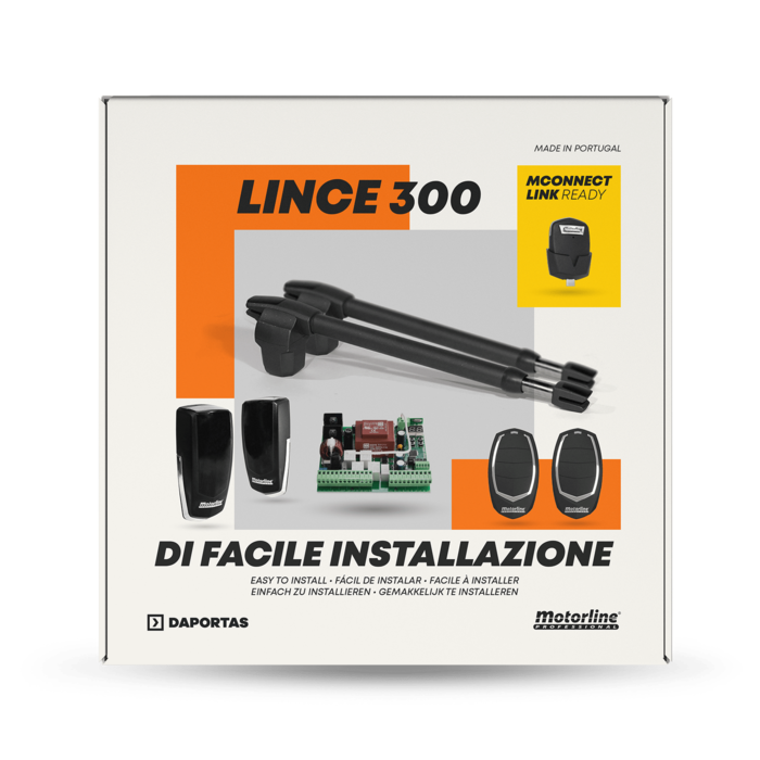 Motorline Lince 300 230V | Automatismo para Puertas Batientes