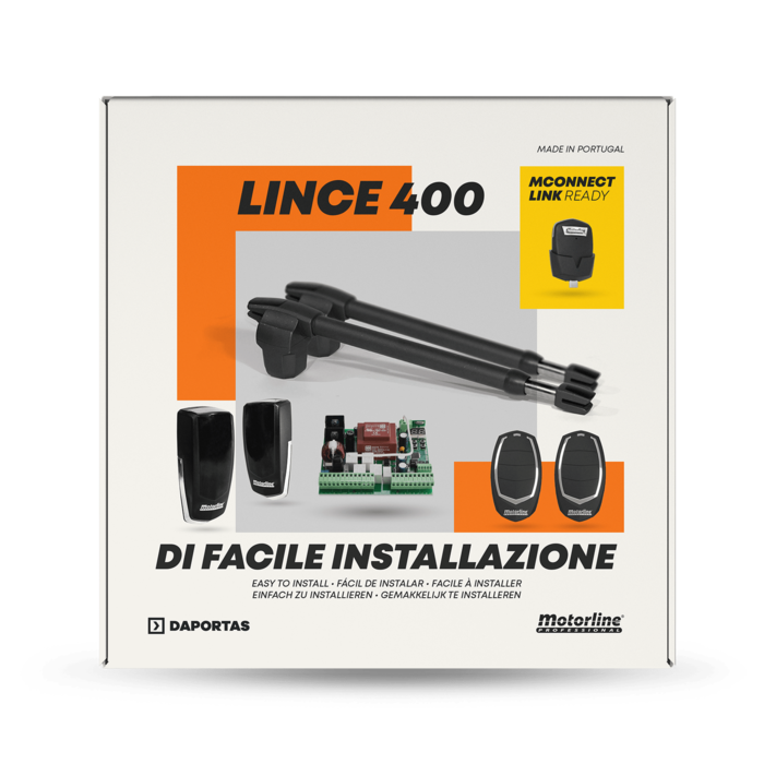 Motorline Lince 400 | Motor para Puertas Batientes