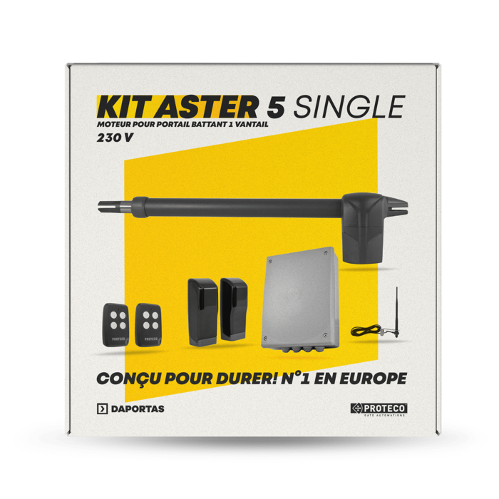 Kit Proteco Aster 5 Single | Automazione  per Cancelli a Battente