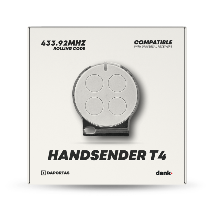 Dank T4 Remote Control 433,92 Mhz Rolling Code