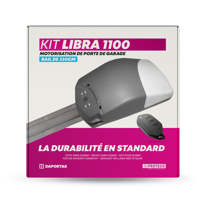 Kit Proteco Libra Plus con Guida da 330cm | Motore Potente per Porte Garage